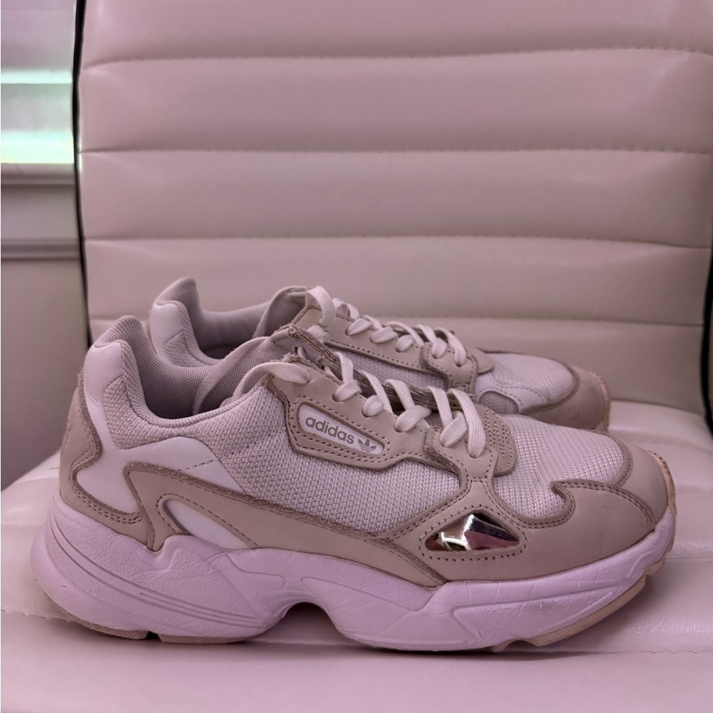 Adidas Originals Falcon Women’s Shoes 7 ‘Triple White’
